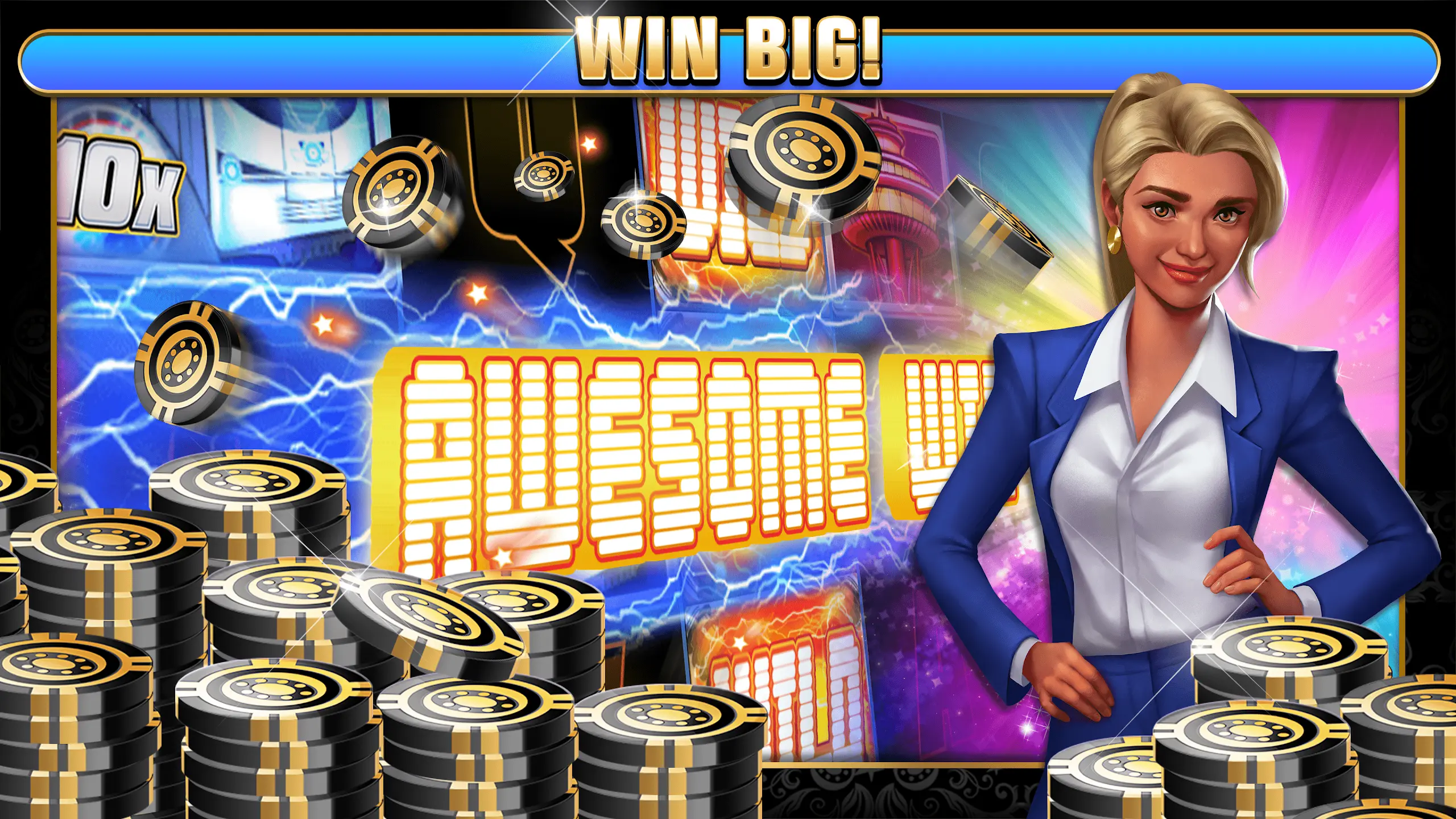 Slingo Casino jackpot win moment